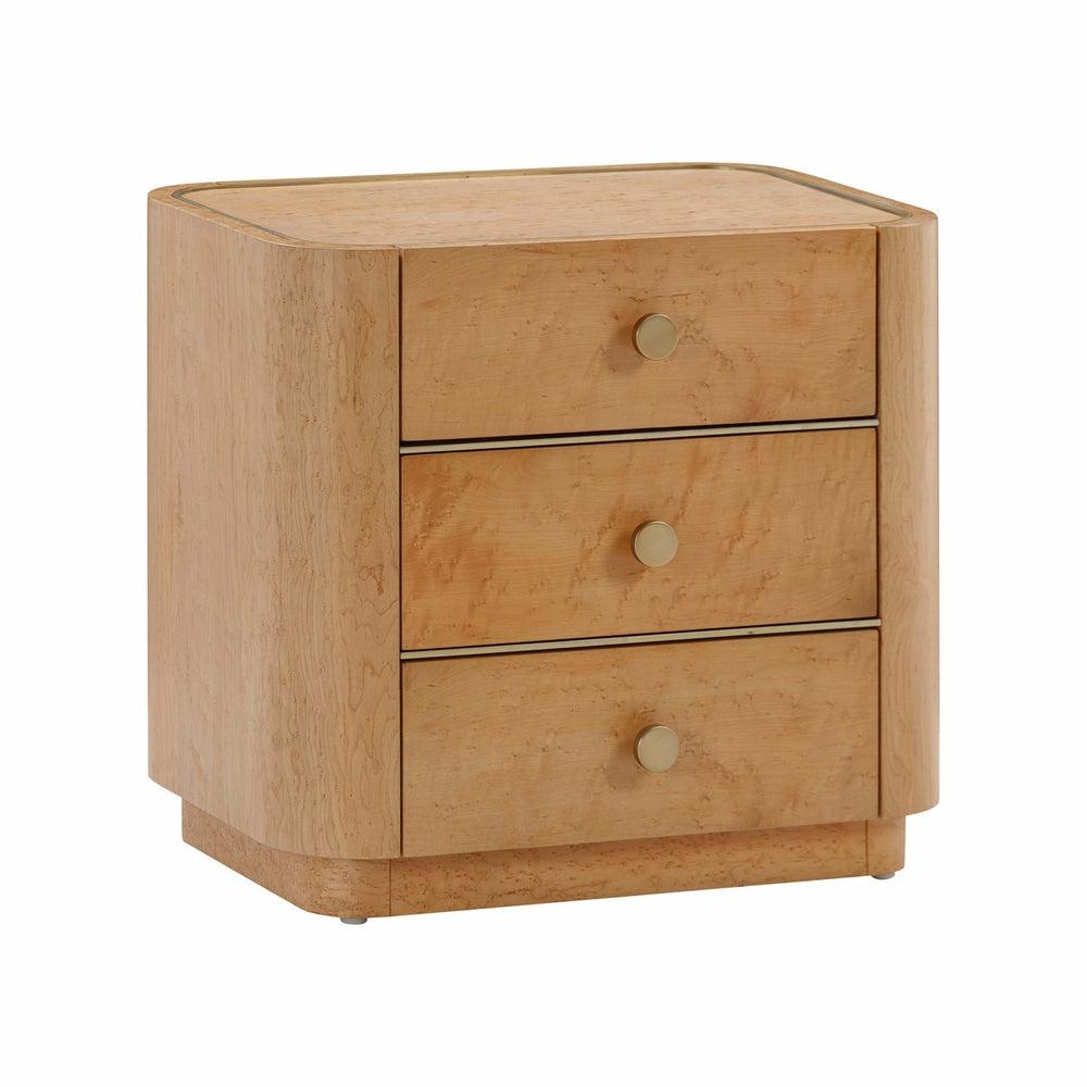 Abigail Natural Acacia Nightstand Bedroom Room