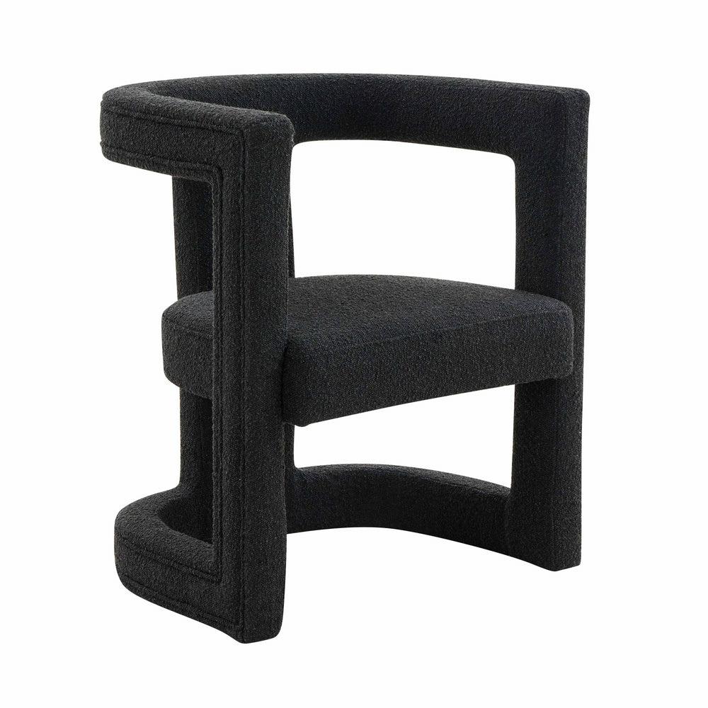 Ada Black Boucle Chair Accent Chairs