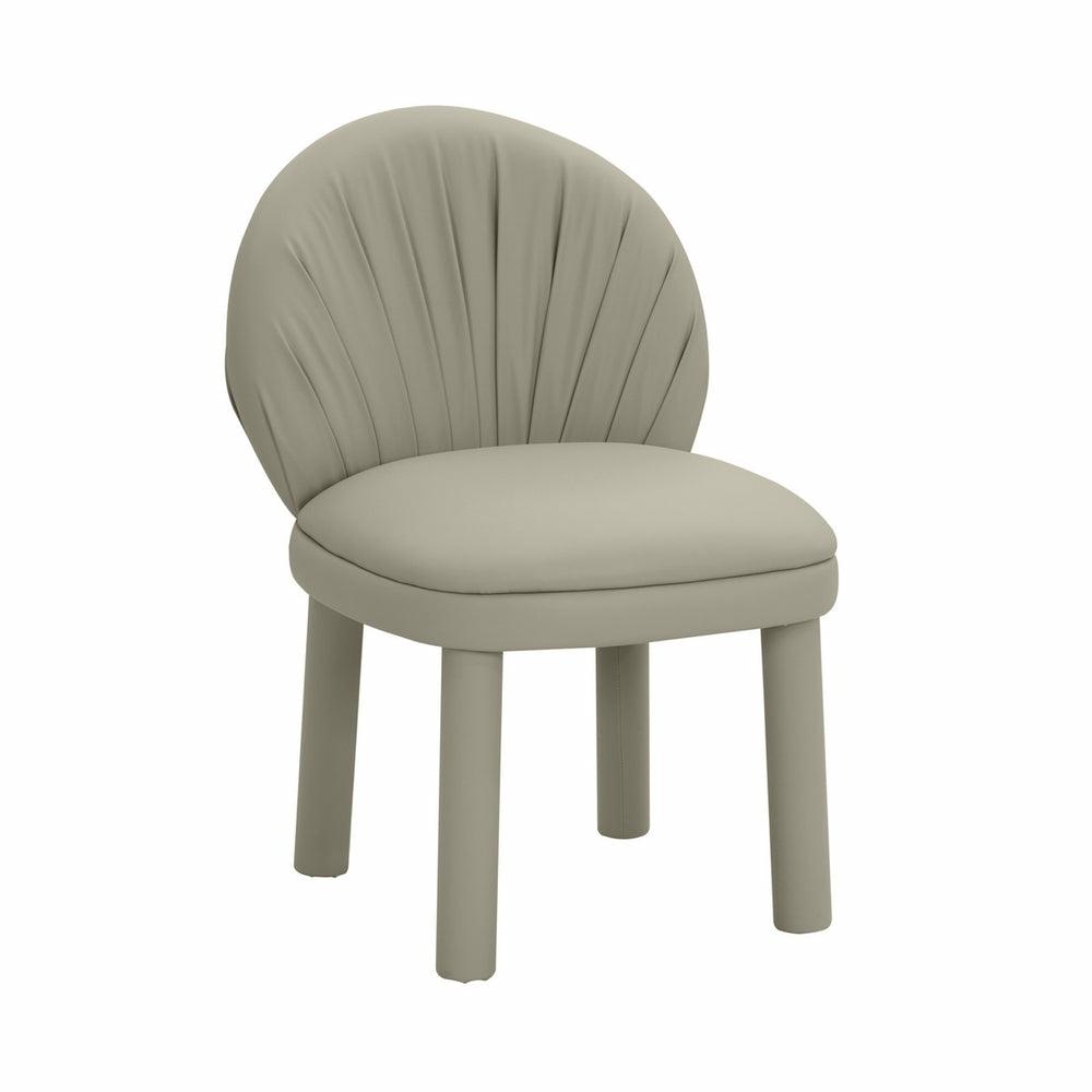 Aliyah Vegan Leather Dining Chair Dining Chairs Cream