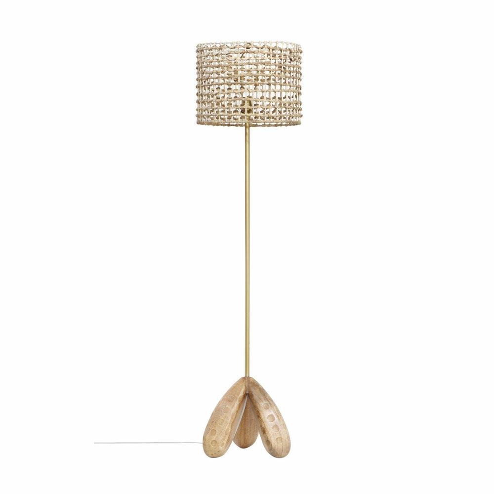 Alondra Wooden Floor Lamp Home Decor