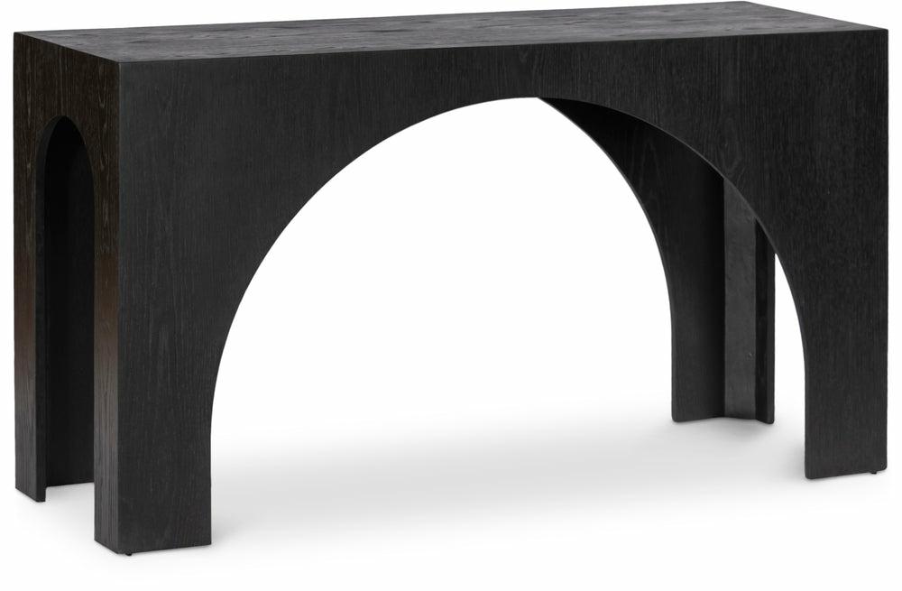 Arch Console Table Living Room Black