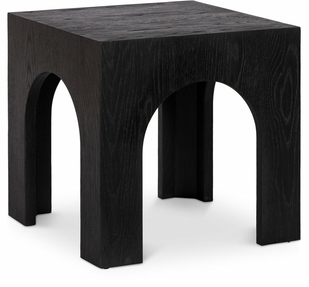 Arch End Table Living Room Black