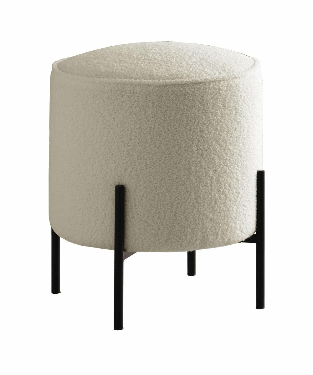 Basye Round Upholstered Ottoman Home Decor