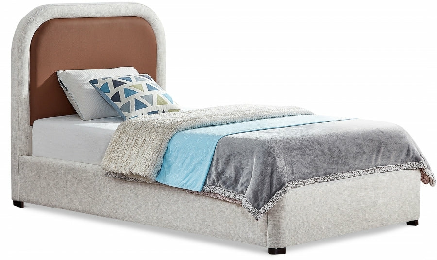 Blake Faux Leather Fabric Bed Bedroom Room