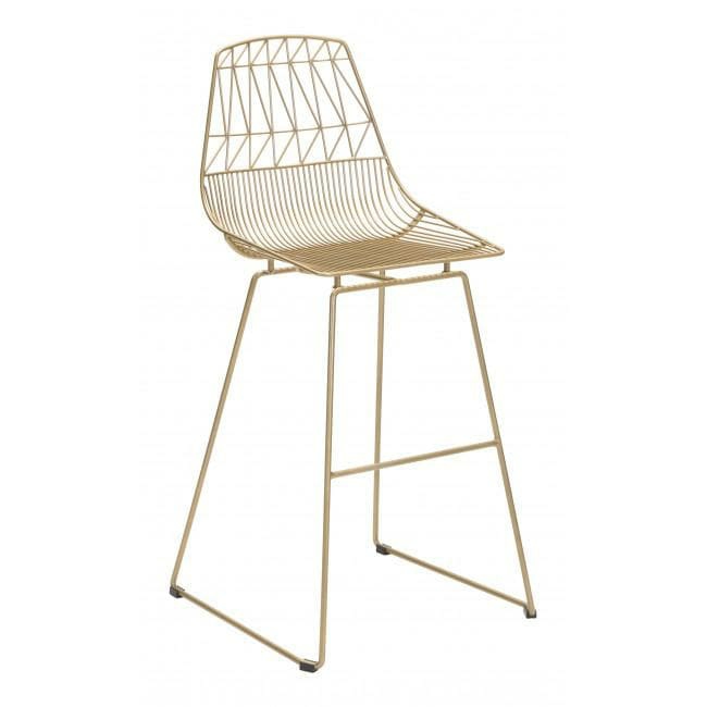 Brody Bar Chair Gold Bar Stools & Carts