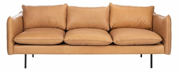 Bubba Italian Leather Sofa Living Room