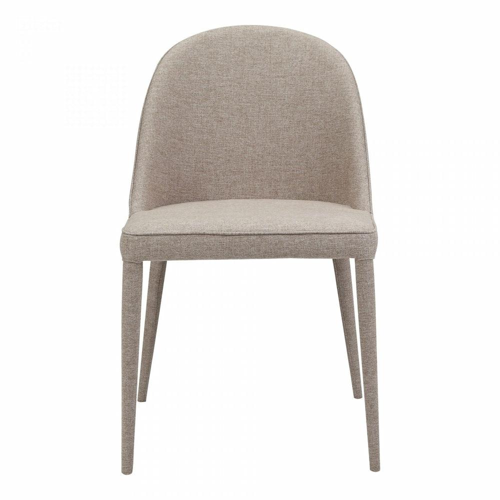 Burton Fabric Dining Chair Light Grey Dining Chairs