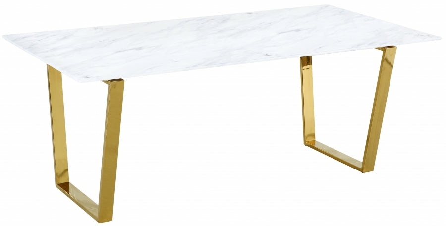 Cameron Gold Dining Table Dining Room