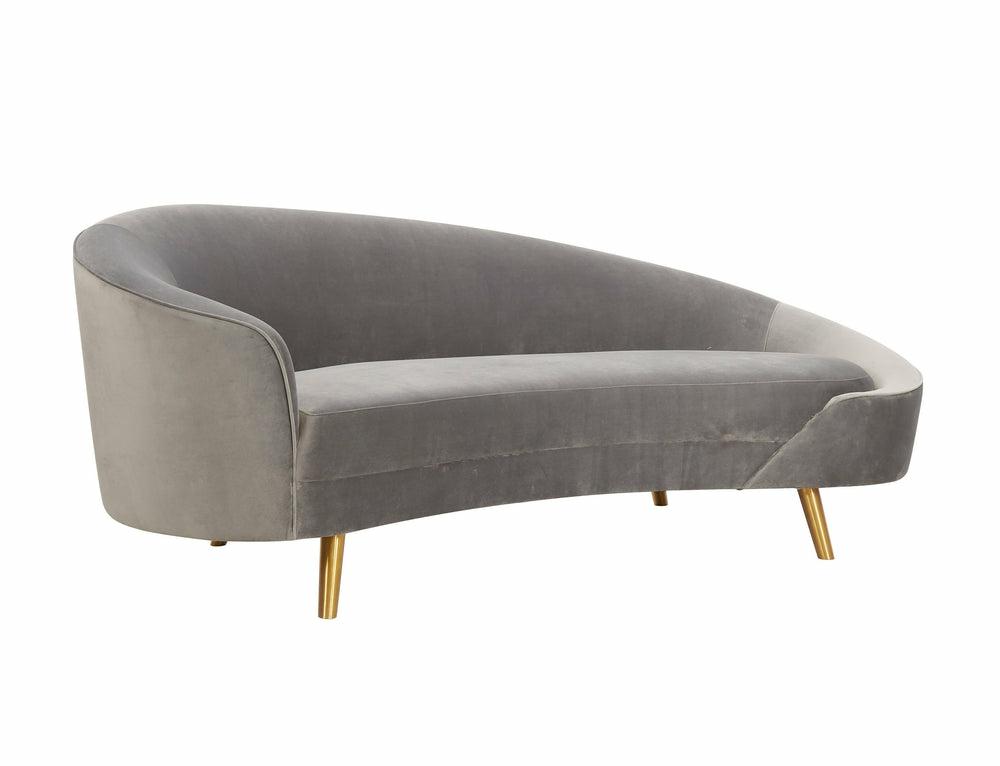 Cleopatra Velvet Sofa Living Room Cream