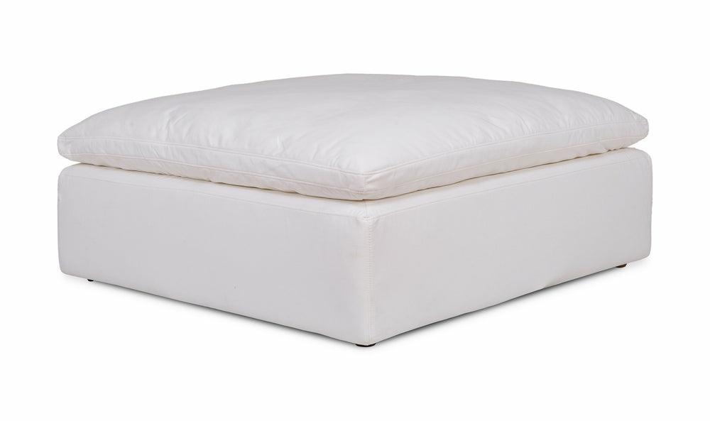 Cloud Luxe Ottoman Performance Fabric Bedroom Room Cream