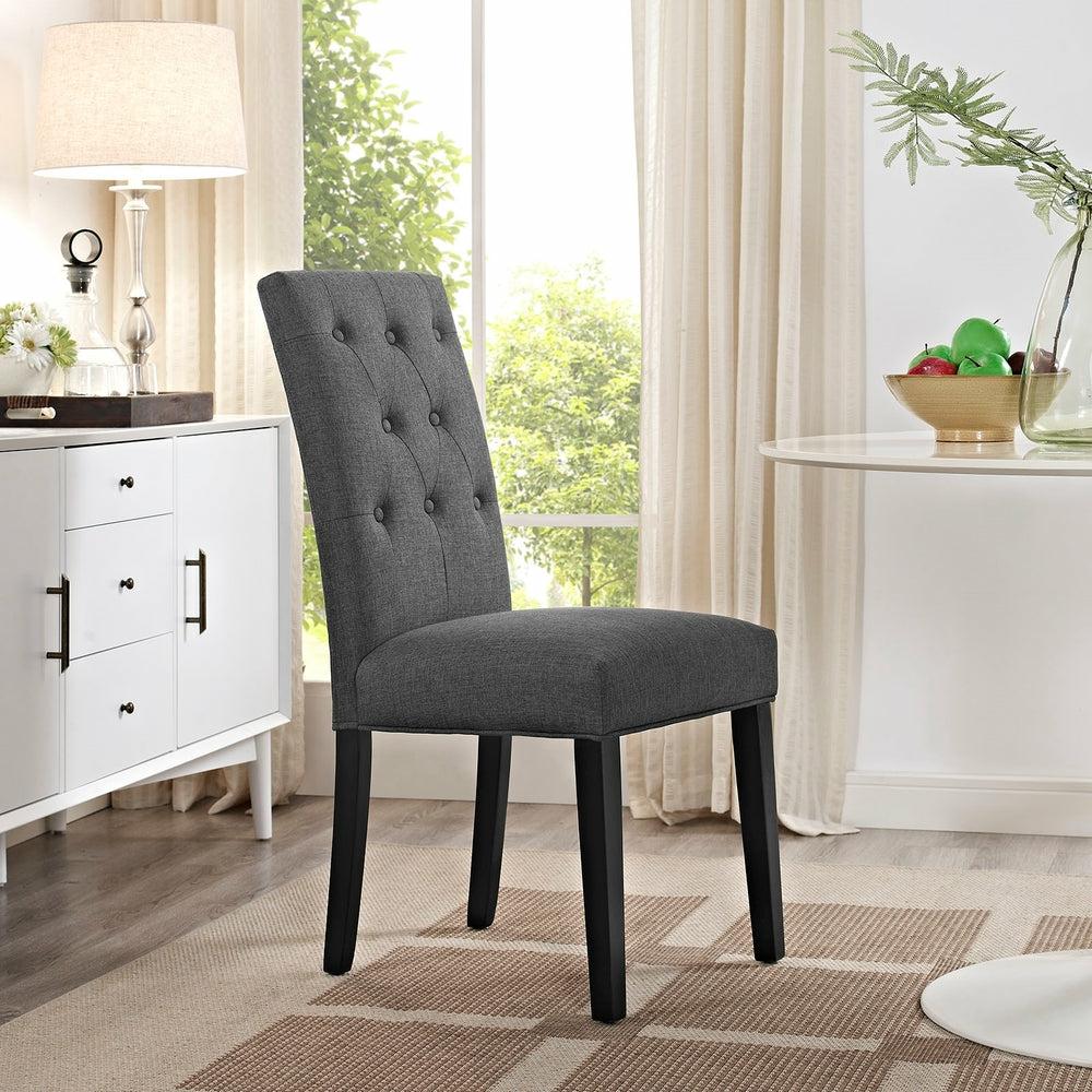 Confer Dining Fabric Side Chair Dining Chairs Beige