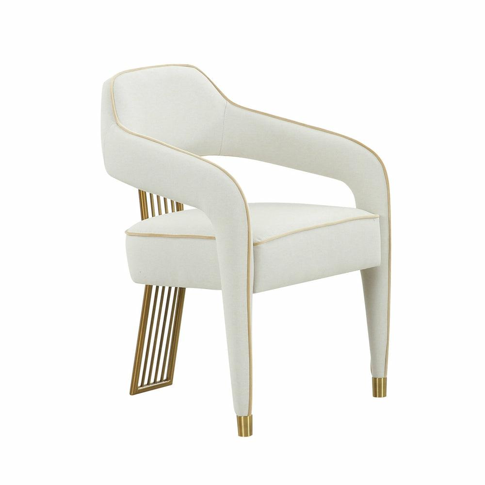 Corralis Linen Dining Chair Dining Chairs Cream