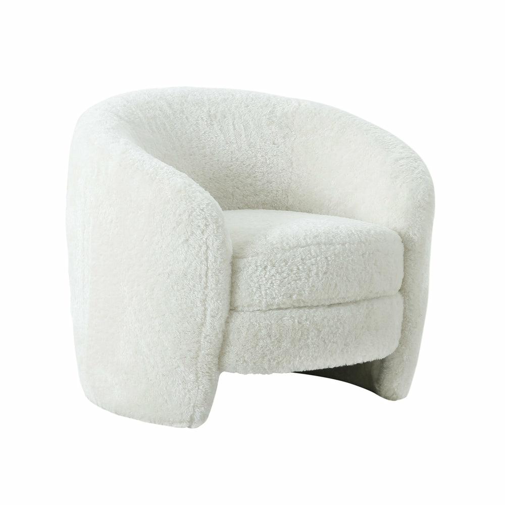 Dakota Faux Shearling Armchair Accent Chairs