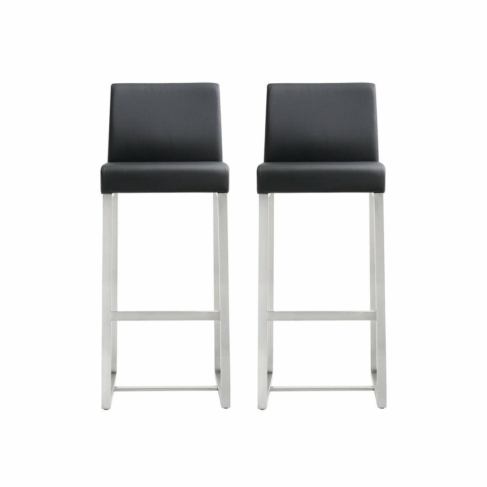 Denmark Steel Barstool-Set Of 2 Bar Stools & Carts Black