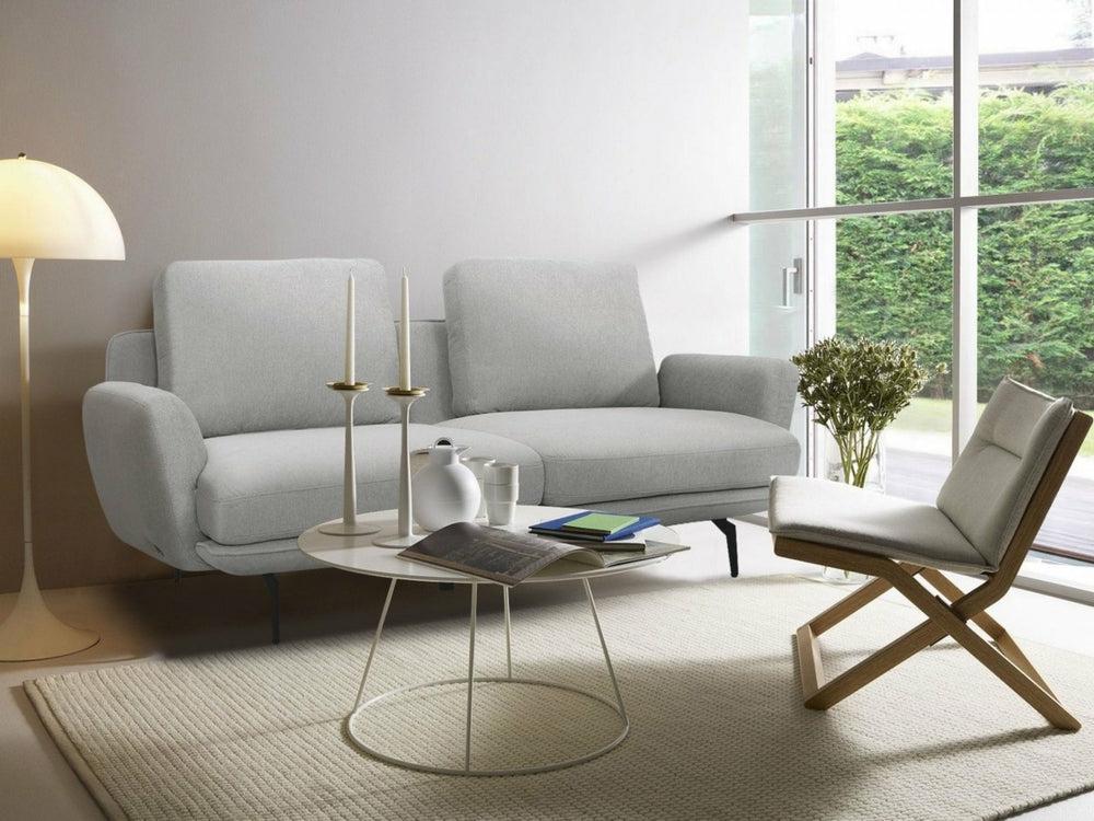 Divani Casa Dolly – Modern Light Grey Fabric Sofa Living Room