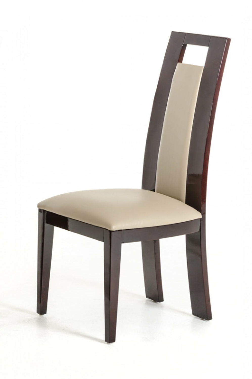 Douglas – Modern Ebony And Taupe Dining Chair (Set Of 2) Dining Chairs