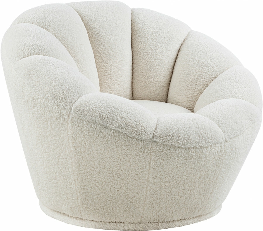 Dream Faux Sheepskin Fur Accent Chair Accent Chairs