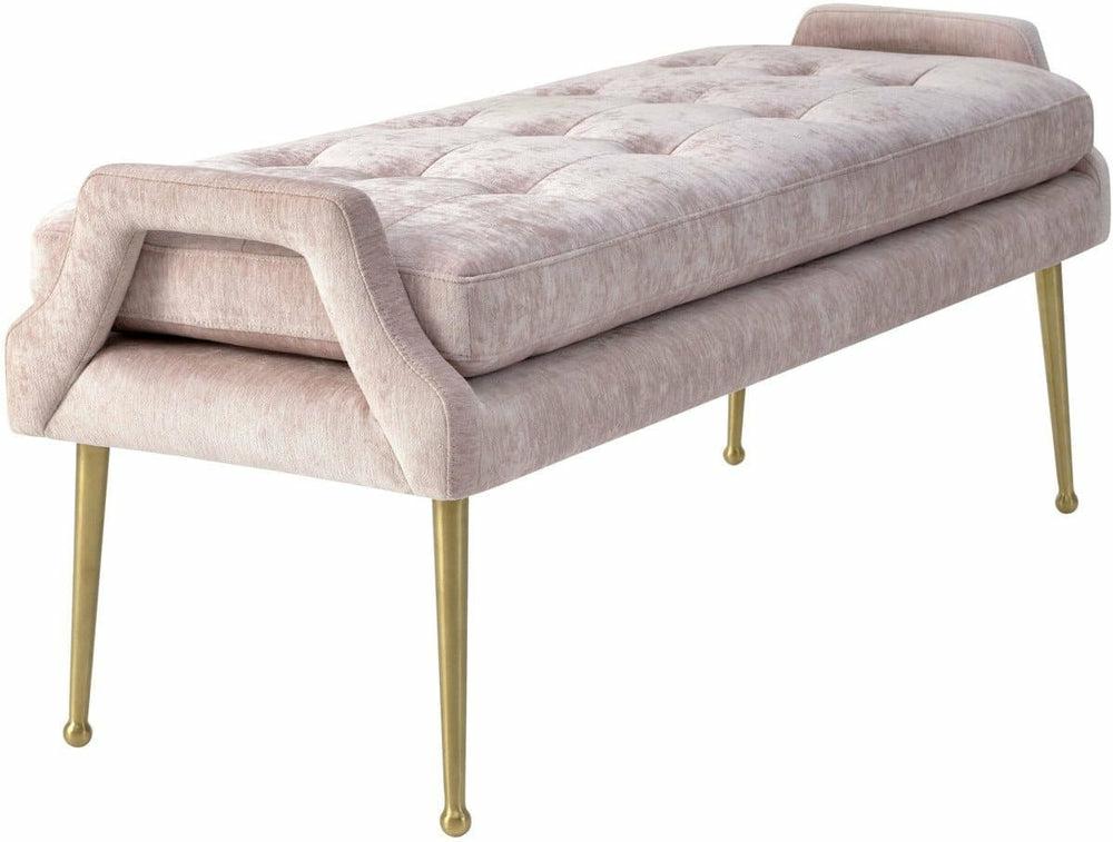 Eileen Velvet Bench Home Decor