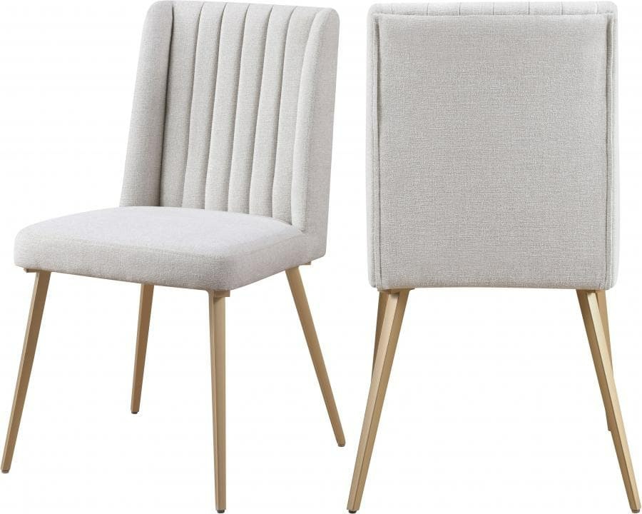 Eleanor Linen Dining Chair Set Of 2 Dining Chairs Cream