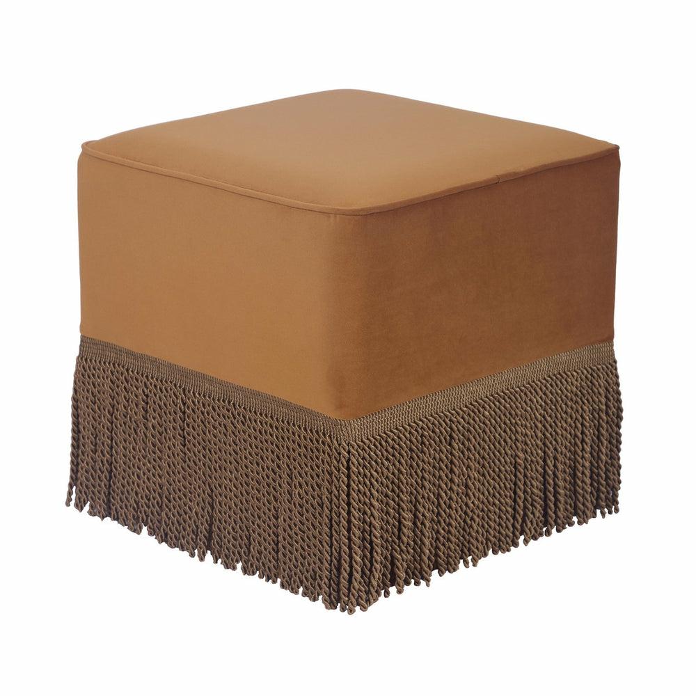 Fenn Velvet Ottoman Home Decor