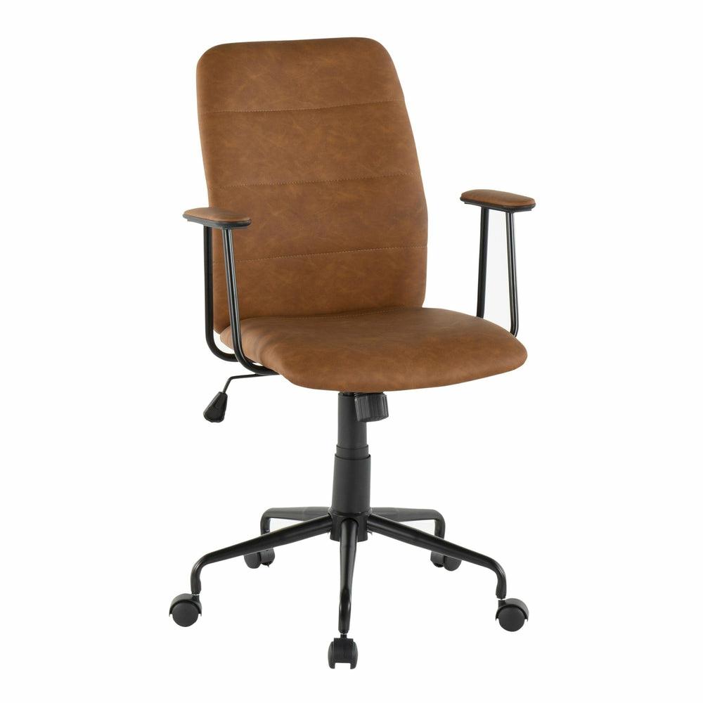 Fredrick Office Chair Office Brown Pu