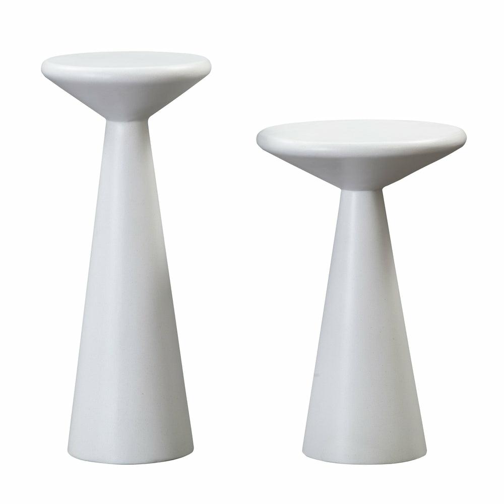 Gianna Concrete Accent Tables – Set Of 2 Living Room