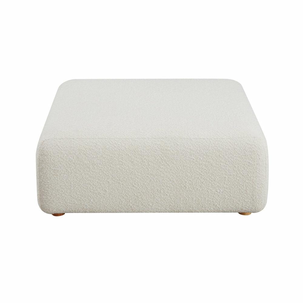 Hangover Cream Boucle Ottoman Bedroom Room