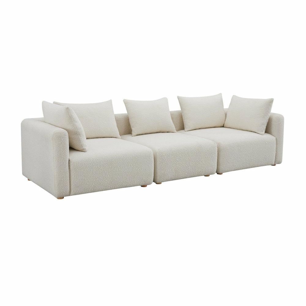 Hangover Cream Boucle Sofa Living Room