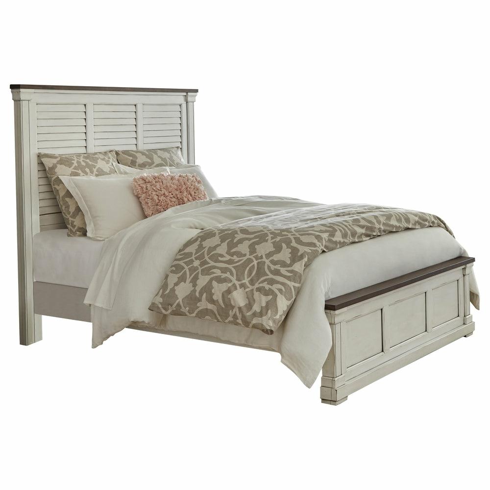 Hillcrest Panel Bed White Bedroom Room