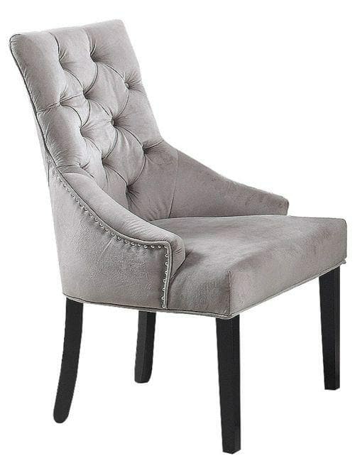 Jameson Suede Dining Chair Dining Chairs Grey