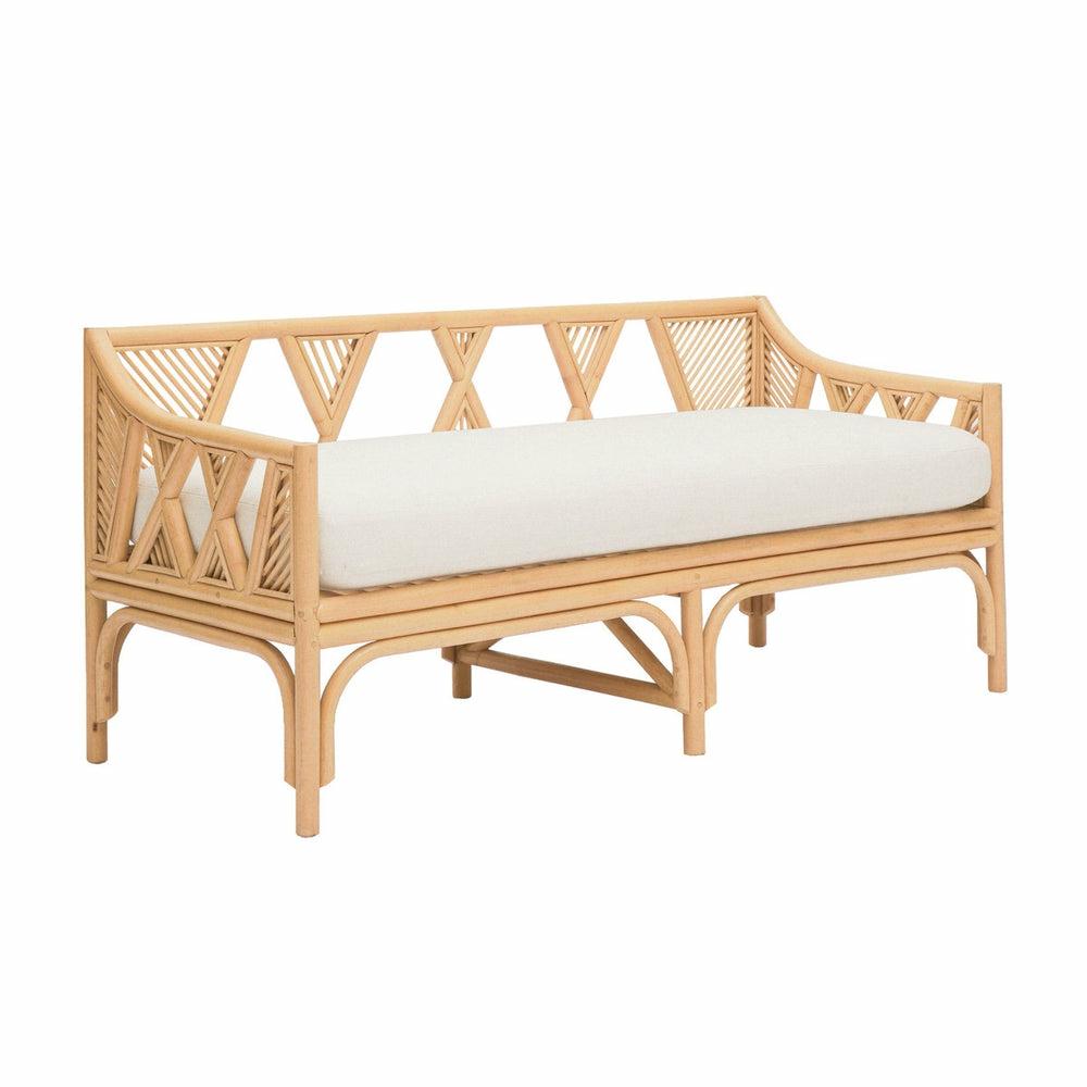 Jayla Natural Rattan Bench Bedroom Room