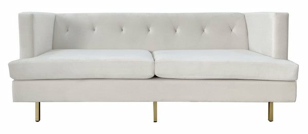 Konrad Velvet Sofa Living Room Cream