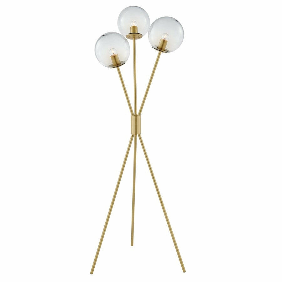 Lancy 3 Lite Floor Lamp Home Decor Gold