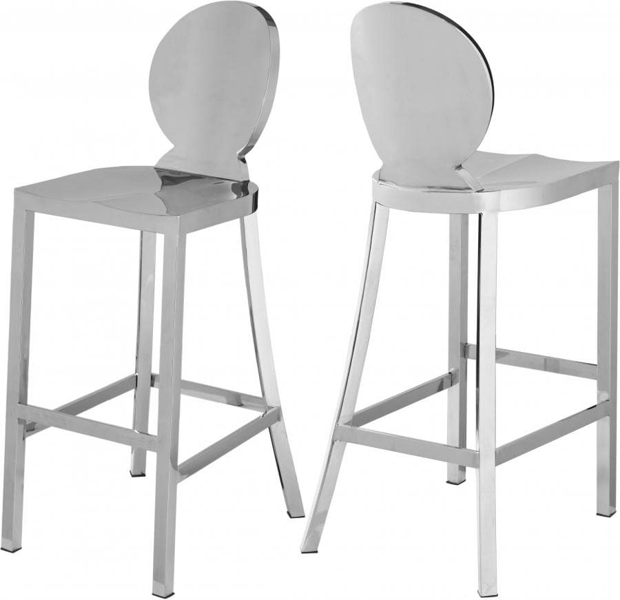 Maddox Bar Stool Bar Stools & Carts Chrome