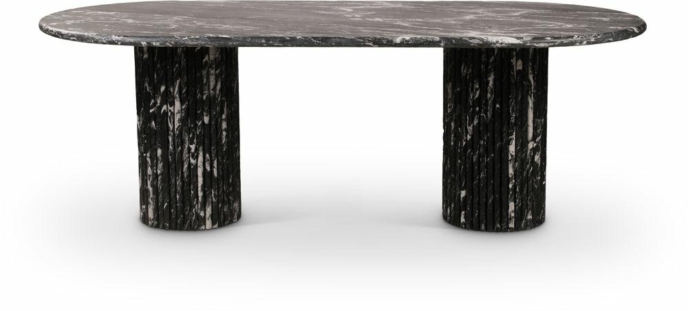 Messina Marble Dining Table Dining Room Black