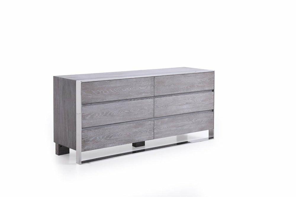 Modrest Arlene Modern Grey Elm Dresser Bedroom Room