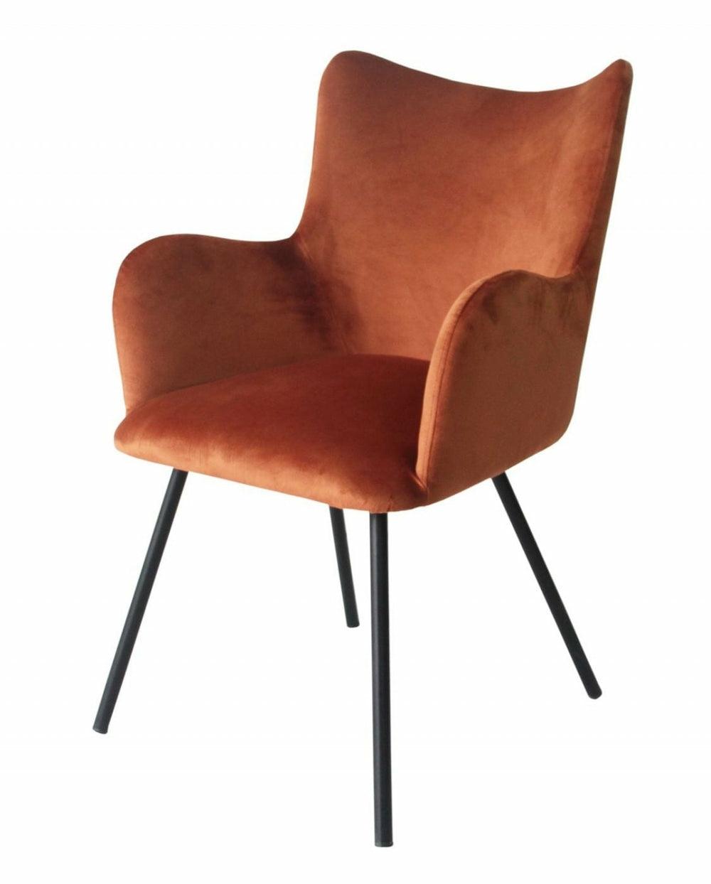 Modrest Barrett – Modern Dining Chair Dining Chairs Orange