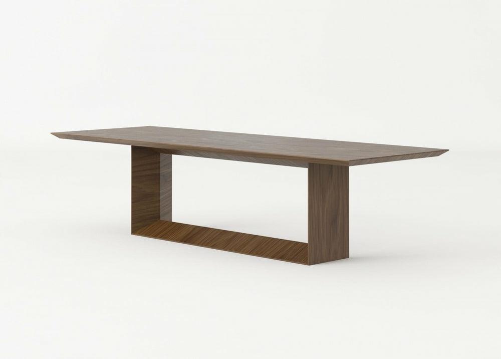 Modrest Channa – Modern Walnut Dining Table Dining Room