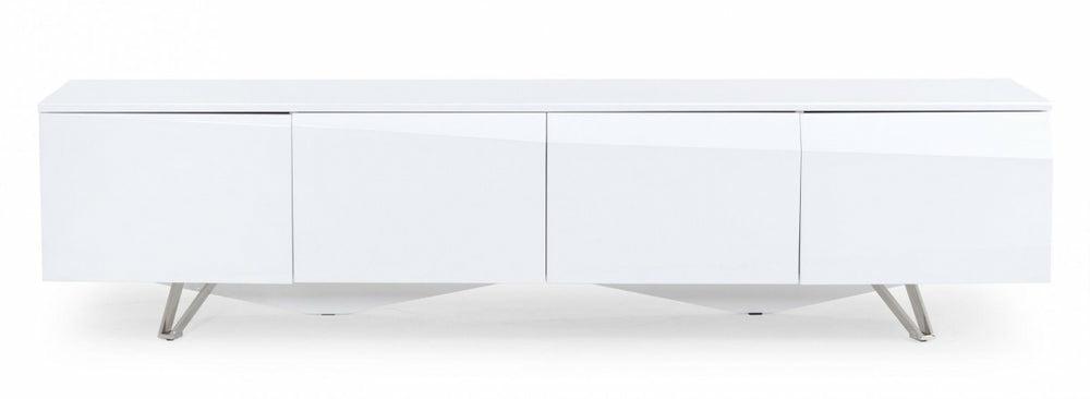 Modrest Columbia – Modern White Tv Stand Living Room