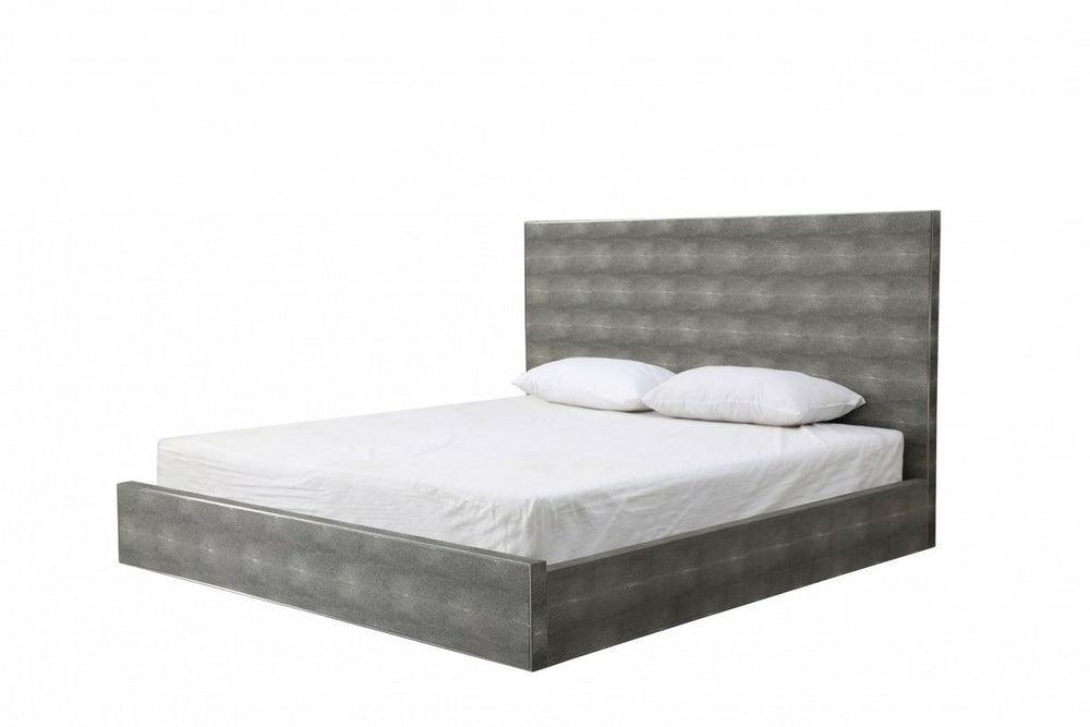 Modrest Dynasty – Modern Shagreen Eastern King Bed Bedroom Room