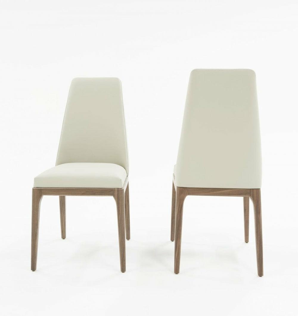 Modrest Encino Modern Grey & Walnut Dining Chair (Set Of 2) Dining Chairs