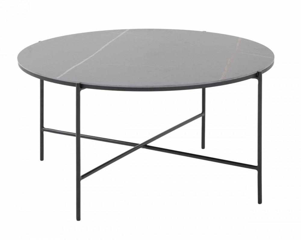 Modrest Hobart – Modern Black Ceramic Coffee Table Coffee Table