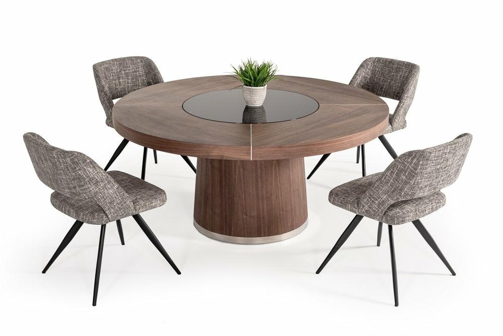 Modrest Houston – Round Modern Dining Table Dining Room