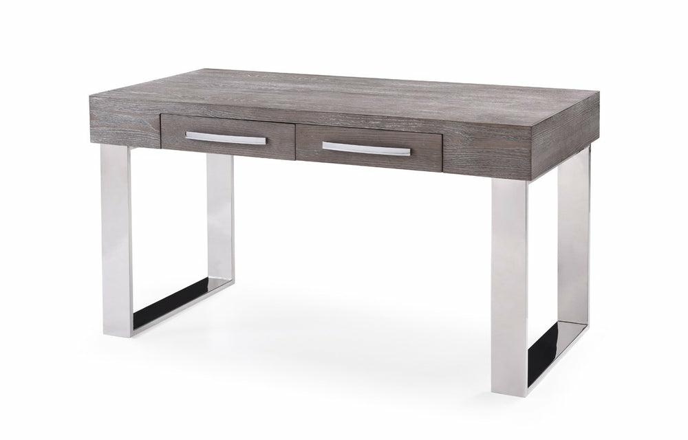 Modrest Lola Modern Grey Elm Desk Office