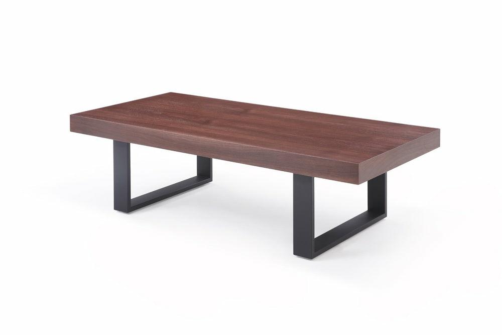 Modrest Lola Modern Walnut Coffee Table Coffee Table