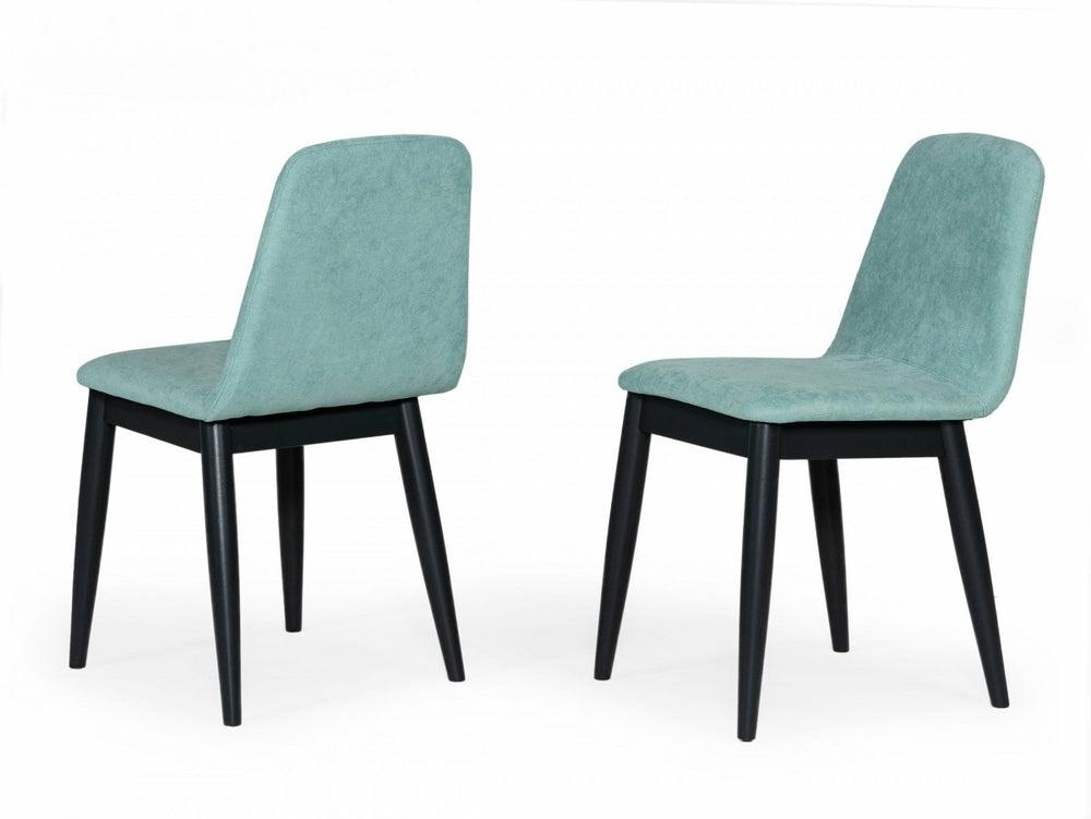 Modrest Lomeli – Modern Blue Dining Chair (Set Of 2) Dining Chairs