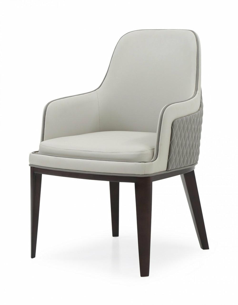 Modrest Maxwell – Glam Beige And Grey Dining Chair Dining Chairs