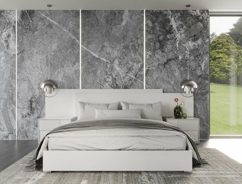 Modrest Monza Italian Modern White Bed Bedroom Room