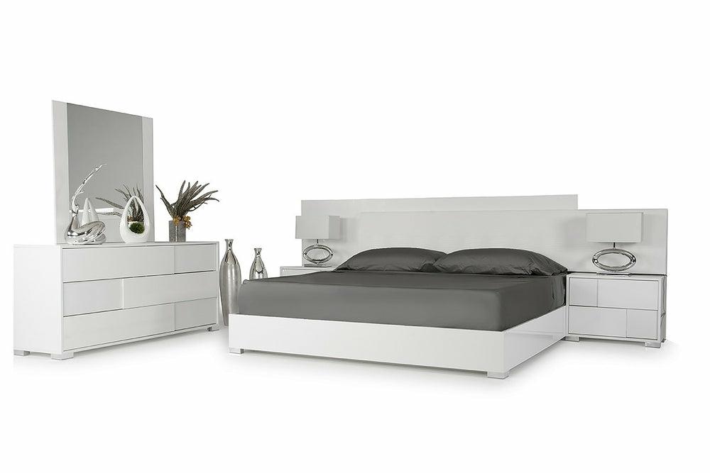 Modrest Monza Italian Modern White Bedroom Set Bedroom Room