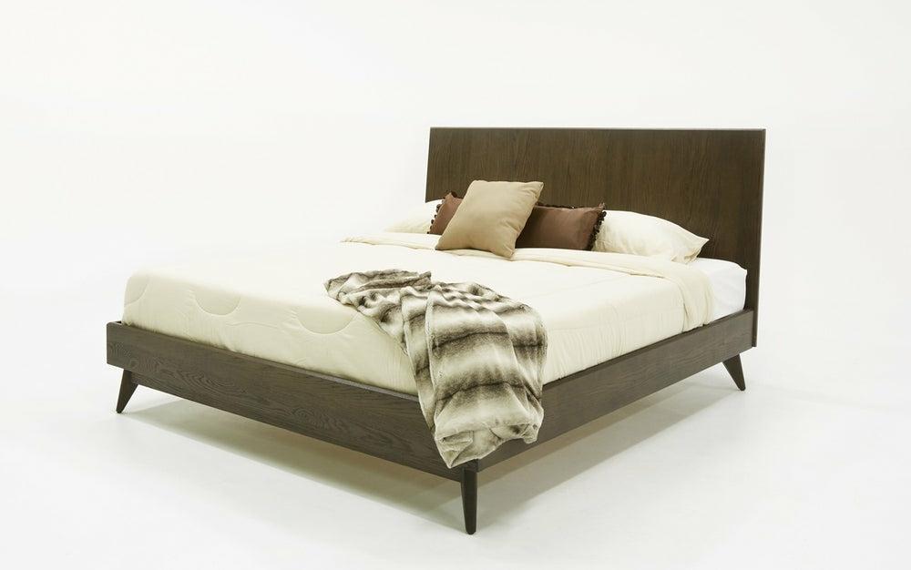 Modrest Novak Modern Dark Oak Bed Bedroom Room